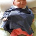 Océane est née le 8 mai elle pèse 2 kg 500 et mesure 48 cm elle est issue du kit Angeli de Elisa marx