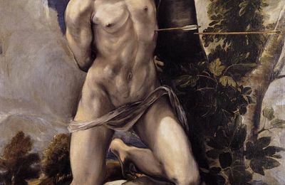 Saint Sebastian,1578, El Greco,1541/1614.
