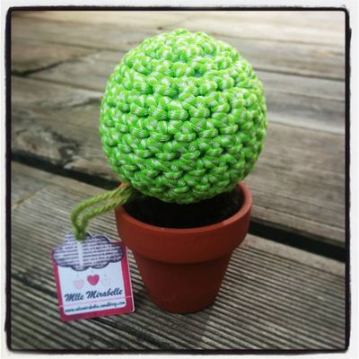 Cadeau : un petit cactus au crochet by Mlle Mirabelle !! [jeu concours]