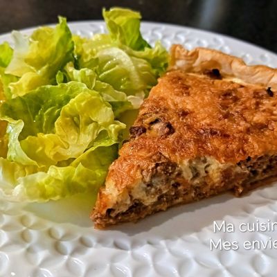 TARTE RUSTIQUE AU BOEUF HACHÉ