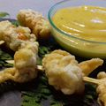 tempura de moules - mayonnaise au curry
