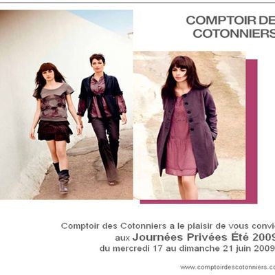 Vente privée Comptoir des cotonniers