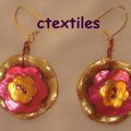 boucles d'oreille boutons