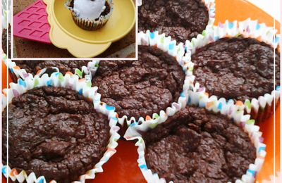 Muffins moelleux au cacao et au tofu soyeux