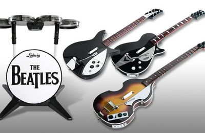 Rock Band Beatles : Photo des instruments !