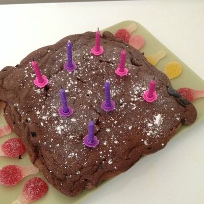 Gateau au chocolat - compote de pommes