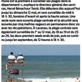 Surveillance des plages