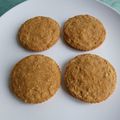 "biscuits-cakes" complets au son d'avoine et aux fibres de maïs (sans oeufs ni sucre ni beurre)