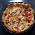 Tarte façon  piperade