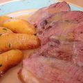 Magrets de Canard aux Pêches Epicées, Duck Magrets (breasts) with Spiced Peaches 