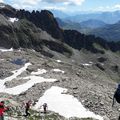 Photos de la sortie Belledonne au départ de Lac Grand Maison ( 1750m) pour le Rocher Blanc (2 930m)