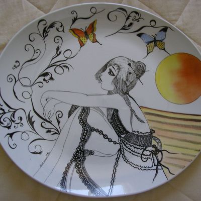 Manga sur porcelaine