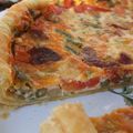 Semaine salée : Quiche aux petits légumes & chorizo