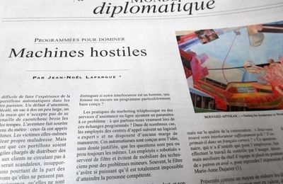 LMD : Les machines ne sont pas neutres