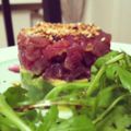 Tartare de thon rouge et avocat en kimono