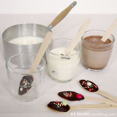 Vingt deuxième fenêtre { Cuillères de chocolat }