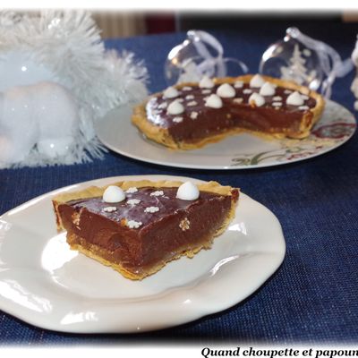 TARTE DE NOËL CHOCOLAT-MARRONS