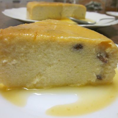 Semoule au lait, raisins & rhum