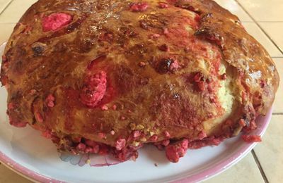 Brioche aux pralines rose