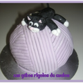 Gâteaux 3D "Chaton avec pelotte de laine"