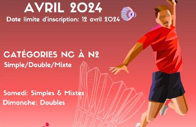 Participation au Tournoi de Beaucouzé - 27 et 28/04/2024