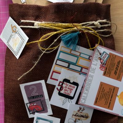 Mon calendrier Quiscrap : J1, 2 et 3