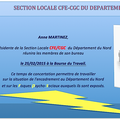 L' Union Locale de Lille accueillera le 25 Février 2015, la Section Locale CFE-CGC du DEPARTEMENT DU NORD !