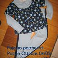Pyjama patchwork pour grande fille