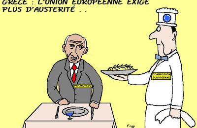 Grèce : l'Union européenne exige plus d'austérité . .