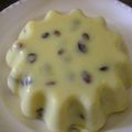 Pudding au rhum et raisins secs