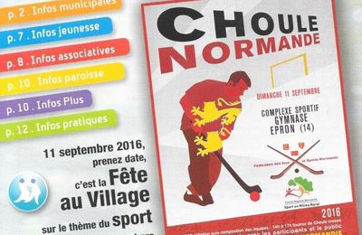 EPRON (Calvados): 11 septembre 2016, grand tournoi de CHOULE CROSSE NORMANDE