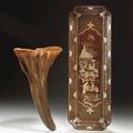 Coupe libatoire en corne de rhinocéros. Chine, dynastie Qing (1644-1911)