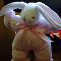 Doudou lapin en couture