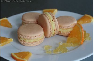 Macarons orange-passion