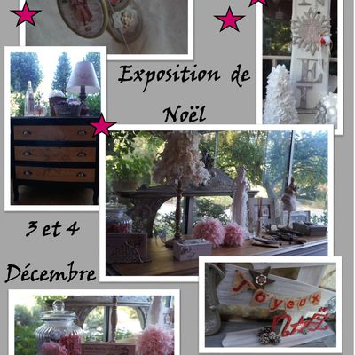 Exposition de Noël les 3 et 4 Décembre