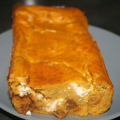 cake potimarron-chèvre-figues