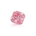 A rare cut-cornered square modified brilliant Fancy Deep Pink diamond weighing 1,02 ct