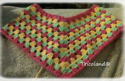 Sur mon crochet => Poncho granny