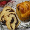 Brioche roulée à la crème d'amandes de Christophe felder