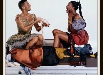 Marc Jacobs and Naomi Campbell by Jean Paul Goude