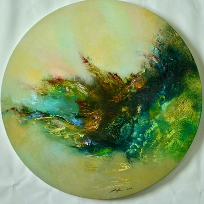 RESPIRATION, une nouvelle huile sur toile (RESPIRATION, a new oil on canvas)