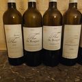 Fleur de Roques : blancs : Sauvignon, chardonnay, et assemblage 2021 et 2022, rouges : 2018, 2017; Beauséjour hdl 2011