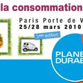 Planète Durable - 25 au 28 mars : le salon grand public national de la consommation durable.