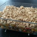 Crumble d'agneau à la ratatouille