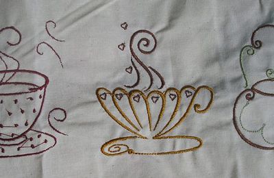 Quelques broderies pour futurs projets....