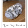 Gym Bag de la créatrice Lovelux, gris avec un