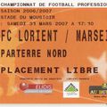 Lorient - Olympique de Massilia