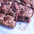 Brownie aux 2 chocolats et aux noix de pecan, sans gluten