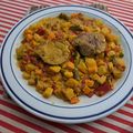 Filet mignon de porc et macédoine de légumes au curry