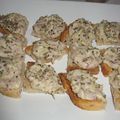 Tartines gourmandes aux poireaux